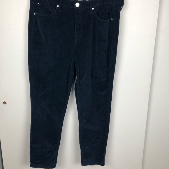 Seven7 Pants - Seven7 Blue Corduroy Ultra High Rise Skinny Jeans Size 18
